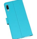 Etuis portefeuille Etui pour Huawei Y6 Pro 2019 Bleu