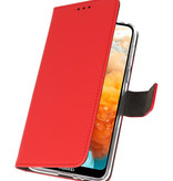 Wallet Cases Hoesje voor Huawei Y6 Pro 2019 Rood