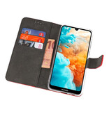 Etuis portefeuille Etui pour Huawei Y6 Pro 2019 Rouge
