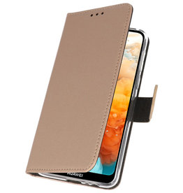 Custodia a Portafoglio per Huawei Y6 Pro 2019 Gold