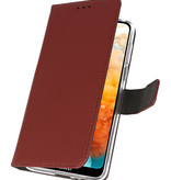 Wallet Cases Tasche für Huawei Y6 Pro 2019 Braun