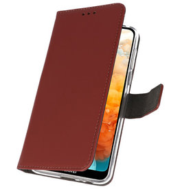 Etuis portefeuille Etui pour Huawei Y6 Pro 2019 Marron