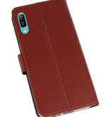 Wallet Cases Case for Huawei Y6 Pro 2019 Brown