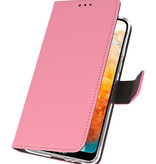 Wallet Cases Hülle für Huawei Y6 Pro 2019 Pink