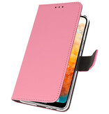 Wallet Cases Hoesje voor Huawei Y6 Pro 2019 Roze