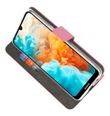 Wallet Cases Hoesje voor Huawei Y6 Pro 2019 Roze