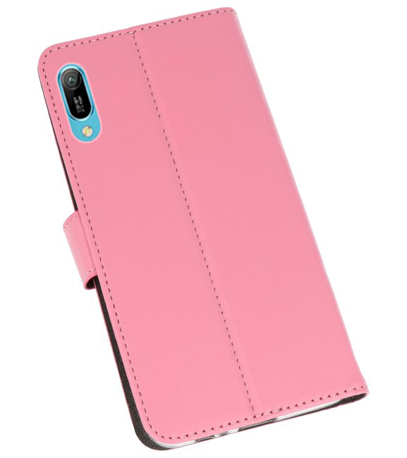 Wallet Cases Case for Huawei Y6 Pro 2019 Pink