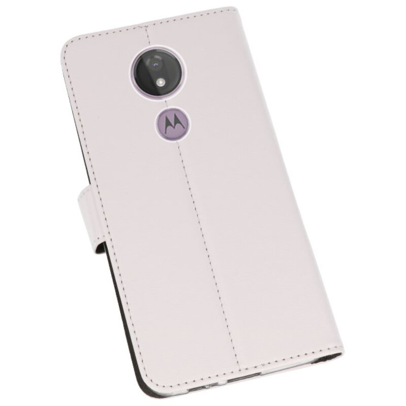 Wallet Cases Case for Motorola Moto G7 Power White