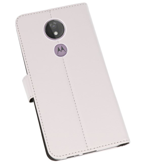 Etuis portefeuille Etui pour Motorola Moto G7 Power White