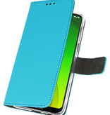 Etuis portefeuille Etui pour Motorola Moto G7 Power Blue