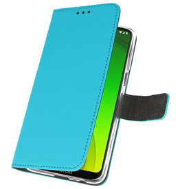 Etuis portefeuille Etui pour Motorola Moto G7 Power Blue