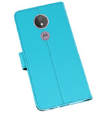 Etuis portefeuille Etui pour Motorola Moto G7 Power Blue