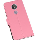 Custodia a Portafoglio per Motorola Moto G7 Power Pink