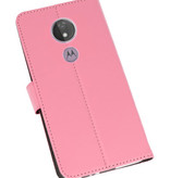 Wallet Cases Case for Motorola Moto G7 Power Pink