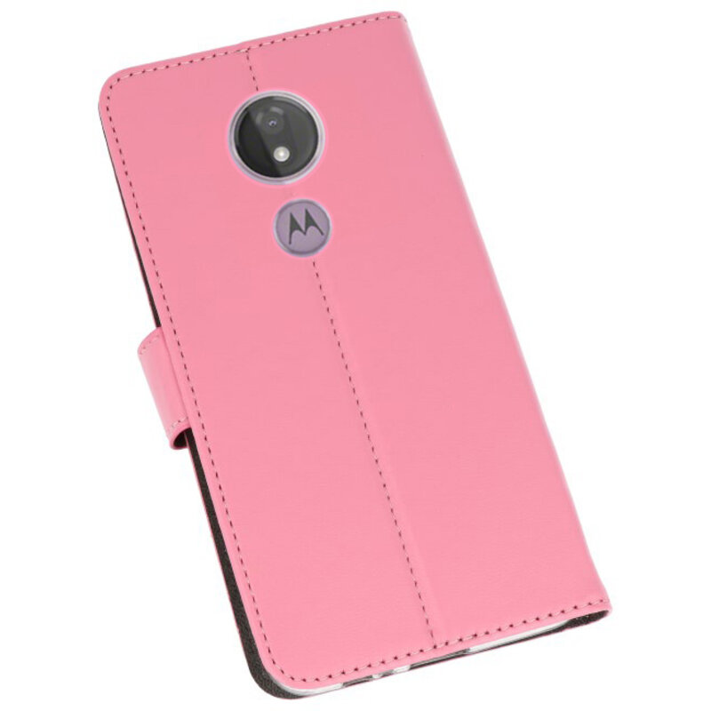 Wallet Cases Case for Motorola Moto G7 Power Pink