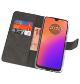 Wallet Cases Tasche für Motorola Moto G7 Schwarz
