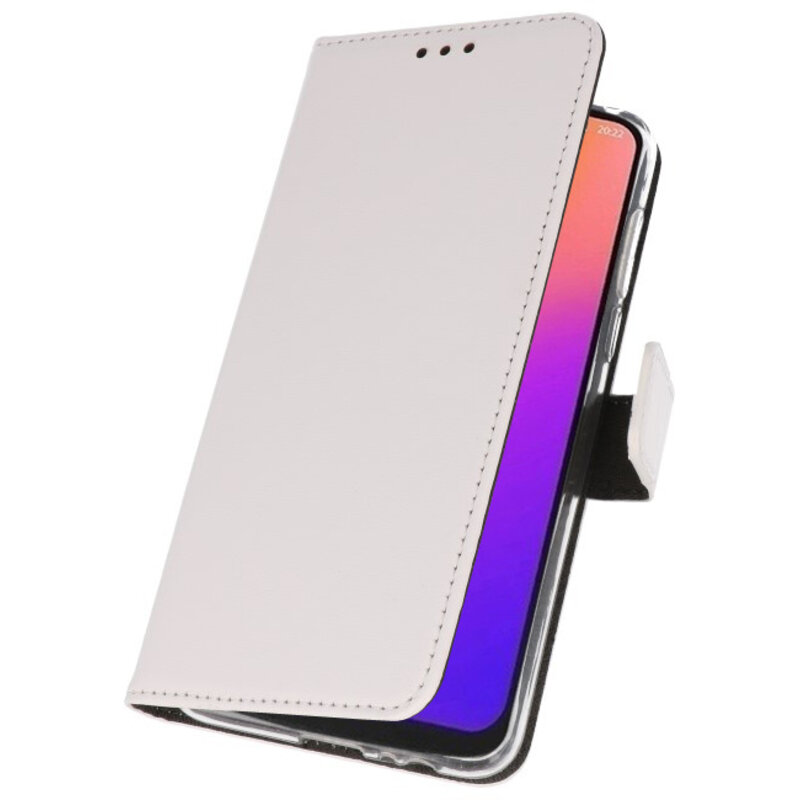 Brieftasche Tasche für Motorola Moto G7 Weiß