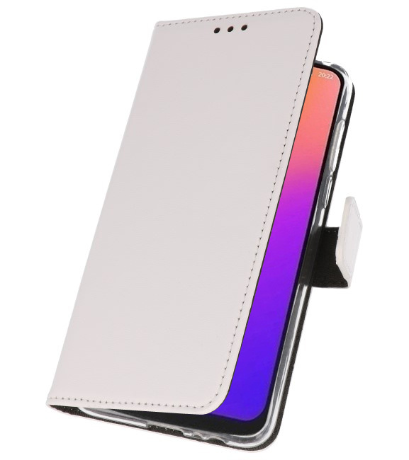 Etuis portefeuille Etui pour Motorola Moto G7 Blanc