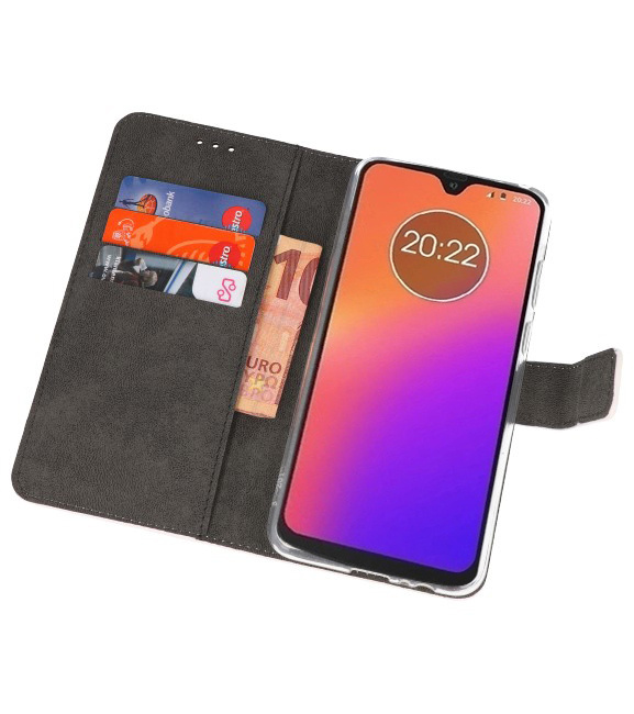 Funda Cartera Funda para Motorola Moto G7 Blanco