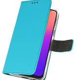 Etuis portefeuille Etui pour Motorola Moto G7 Bleu