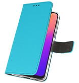 Wallet Cases Hoesje voor Motorola Moto G7 Blauw