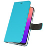 Brieftasche Tasche für Motorola Moto G7 Blue