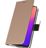 Etuis portefeuille Etui pour Motorola Moto G7 Gold