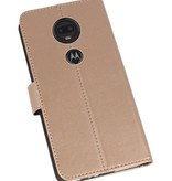 Etuis portefeuille Etui pour Motorola Moto G7 Gold
