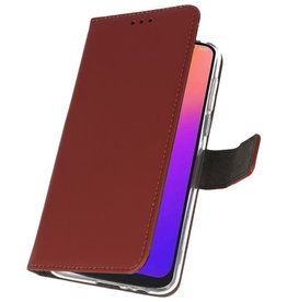 Etuis portefeuille Etui pour Motorola Moto G7 Marron