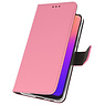 Brieftasche Tasche für Motorola Moto G7 Pink