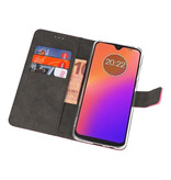 Brieftasche Tasche für Motorola Moto G7 Pink