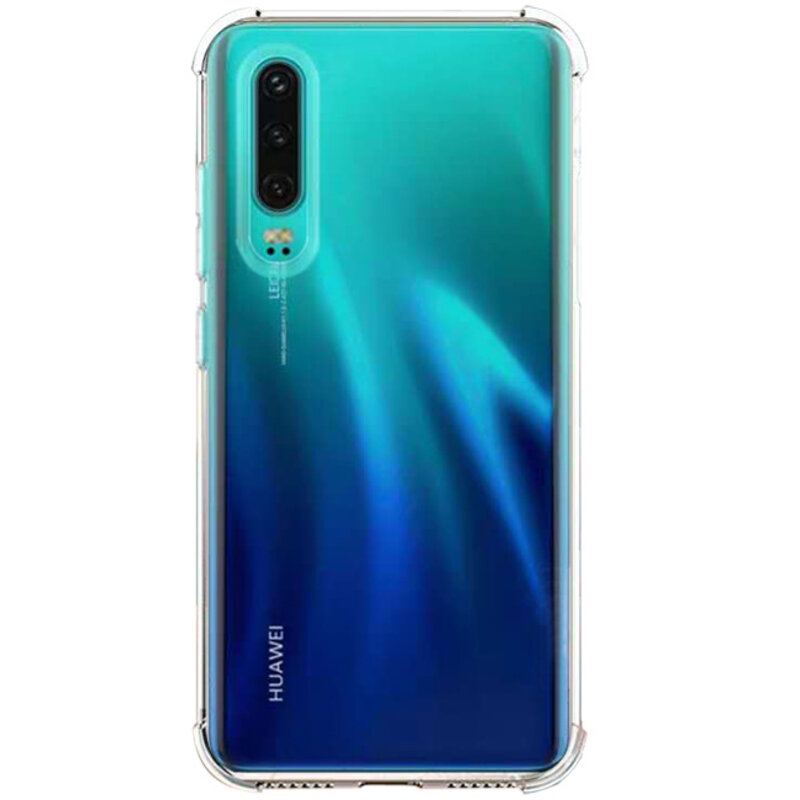 Shockproof transparent TPU case for Huawei P30