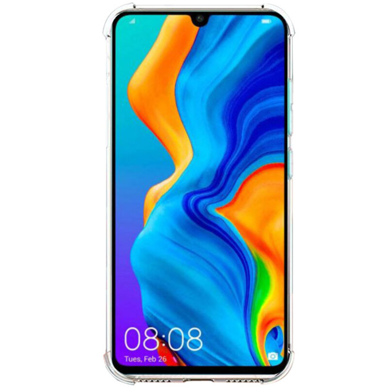 Custodia in TPU trasparente antiurto per Huawei P30 Lite