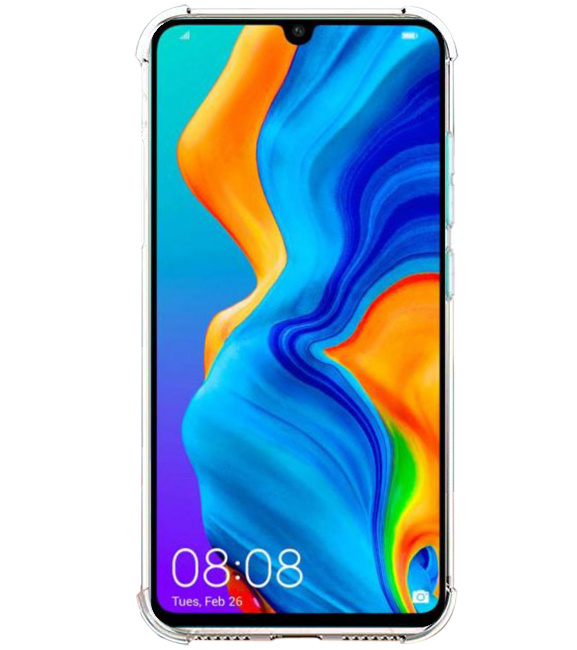 Stødsikker transparent TPU taske til Huawei P30 Lite