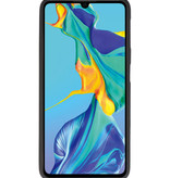 Color TPU Hoesje voor Huawei P30 Zwart