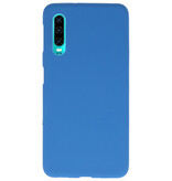Caja de color TPU para Huawei P30 Navy