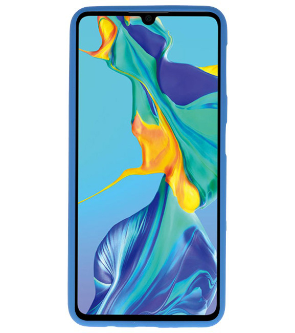 Custodia in TPU a colori per Huawei P30 Navy