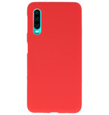 Farbe TPU Fall für Huawei P30 rot