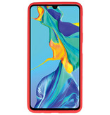 Custodia in TPU di colore per Huawei P30 rosso