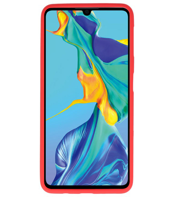 Color TPU Hoesje voor Huawei P30 Rood