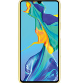 Color TPU Hoesje voor Huawei P30 Geel