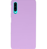 Color TPU Hoesje voor Huawei P30 Paars