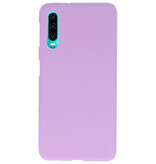 Color TPU case for Huawei P30 Purple