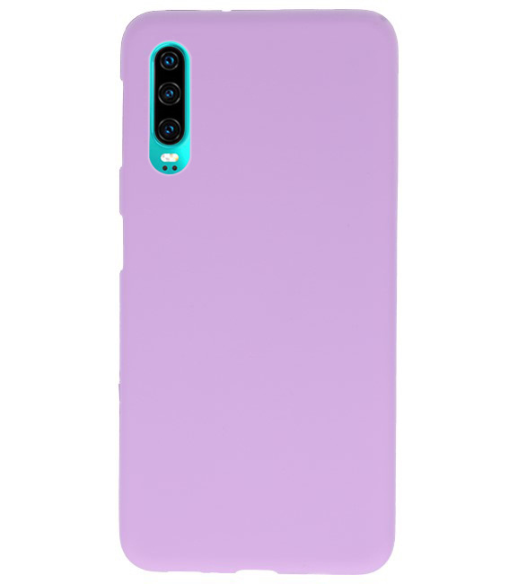Farbe TPU Fall für Huawei P30 Lila