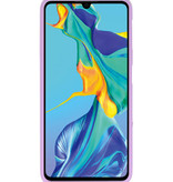 Color TPU Hoesje voor Huawei P30 Paars