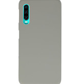 Caja de color TPU para Huawei P30 gris