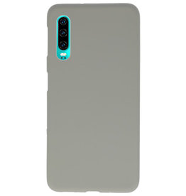 Farbe TPU Fall für Huawei P30 grau