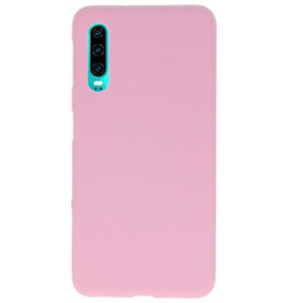 Color TPU case for Huawei P30 Pink