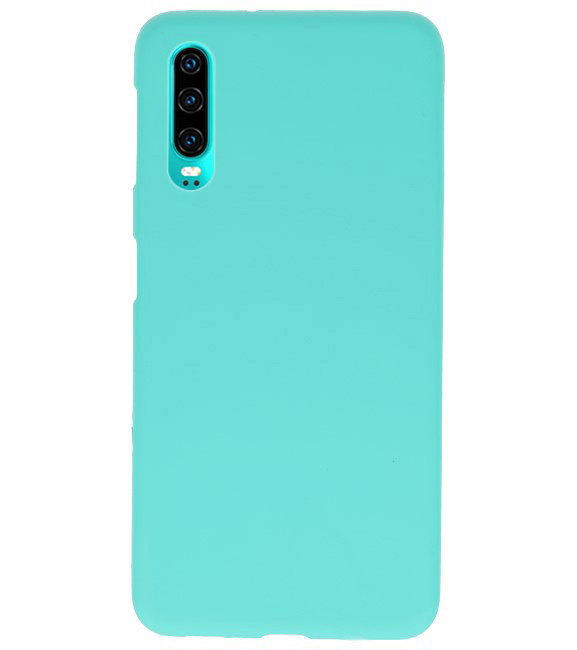Coque en TPU couleur pour Huawei P30 Turquoise