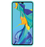 Caja de color TPU para Huawei P30 Turquoise